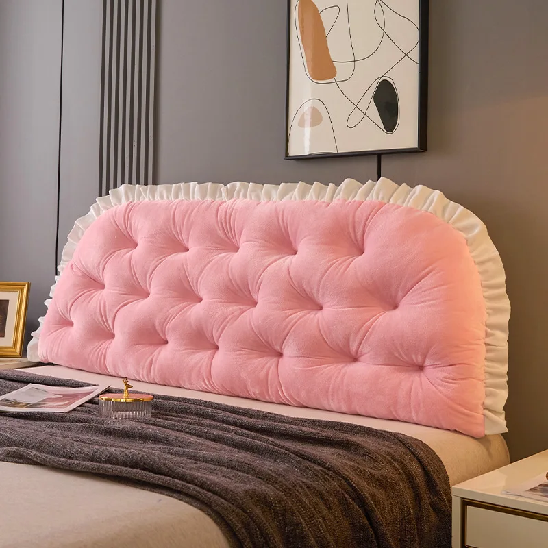 Headboard Cushion Backrest Tatami - Crystal Velvet Headboard Cushion Bedside Pillow