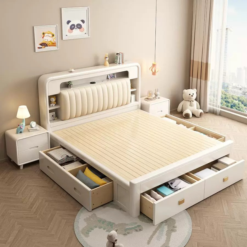 Lift Drawer Storage Single Bed - King Size Bed Frame With Storage Drawers ulasan dan harga