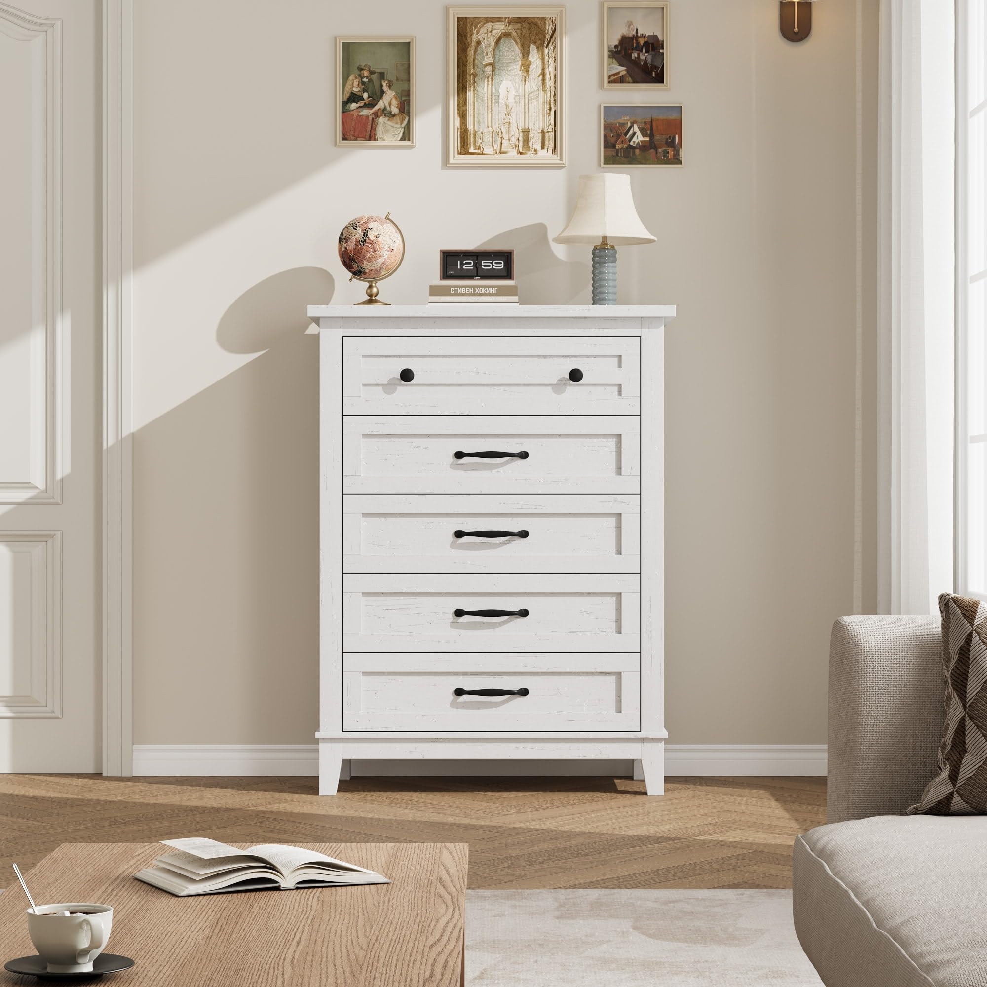 GarveeLife 5-Drawer Tall Verti - Bedroom Furniture ulasan dan harga