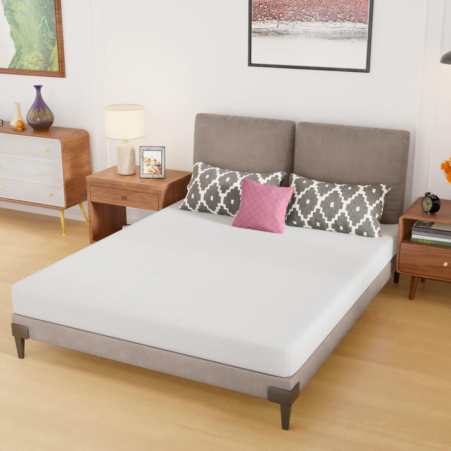 Queen Size Mattress,6 Inch Gel - Memory Foam Mattress In A Box Queen ulasan dan harga