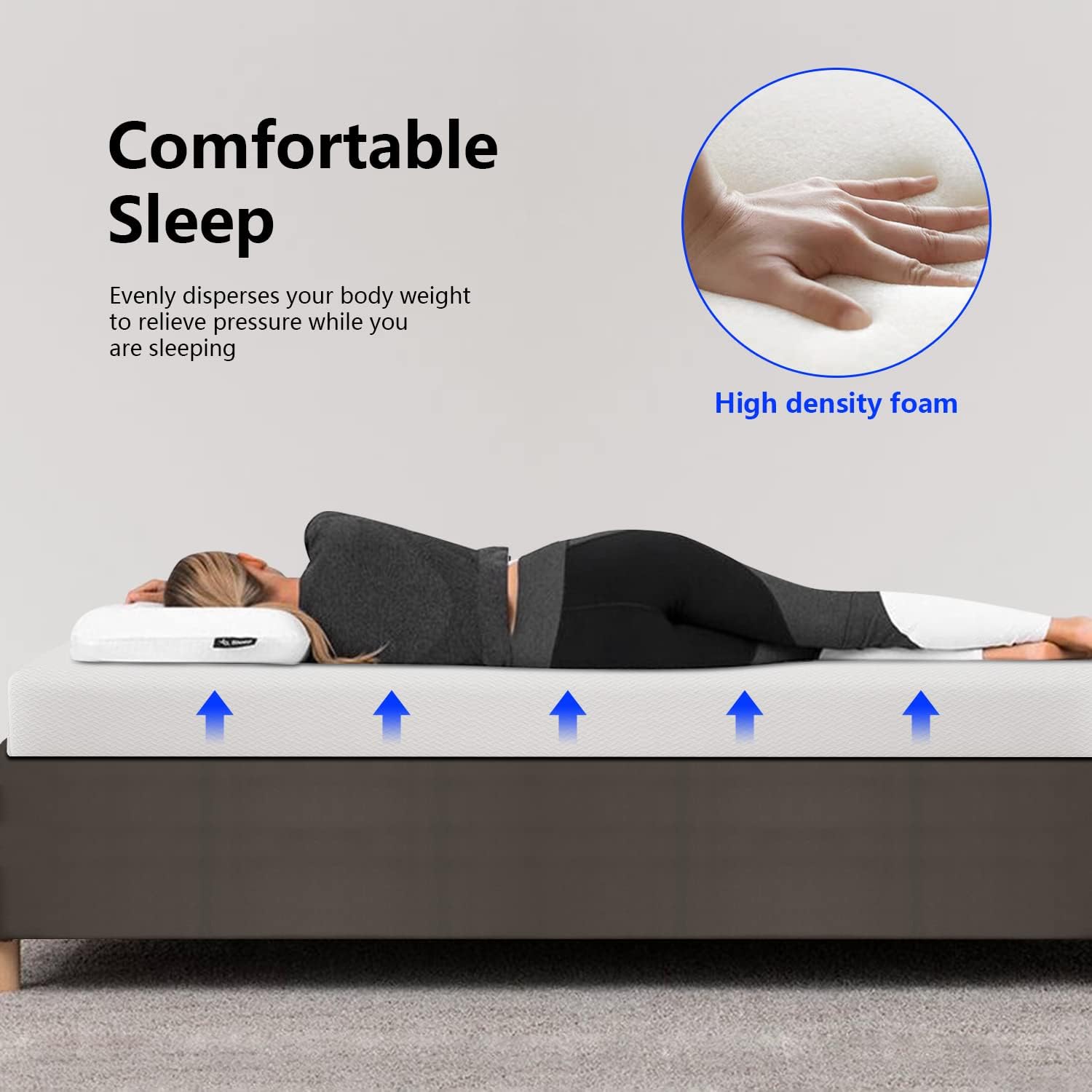 Queen Size Mattress,6 Inch Gel - Memory Foam Mattress In A Box Queen ulasan dan harga