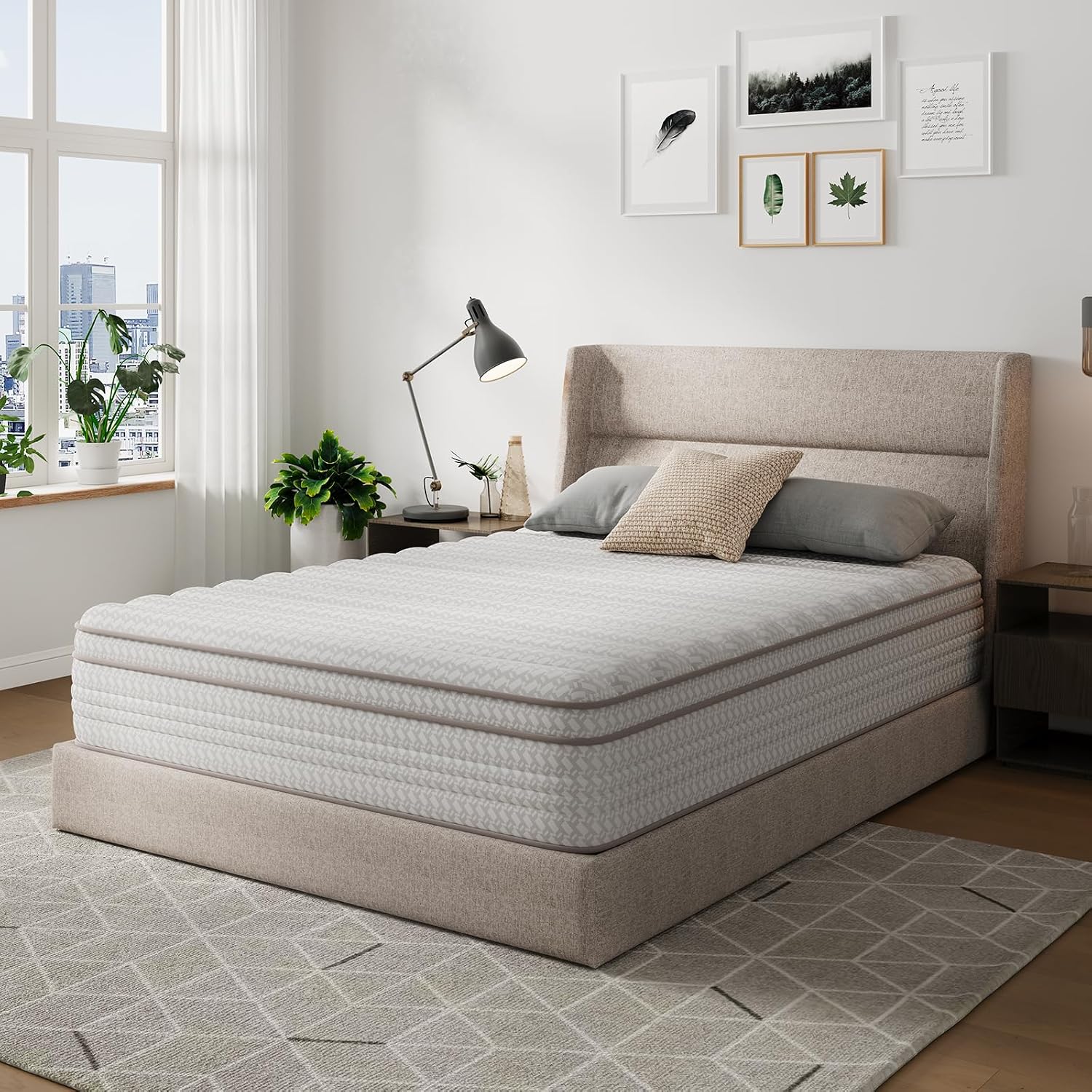 12 Inch Queen Size Mattress, H - Memory Foam Mattress In A Box Queen ulasan dan harga