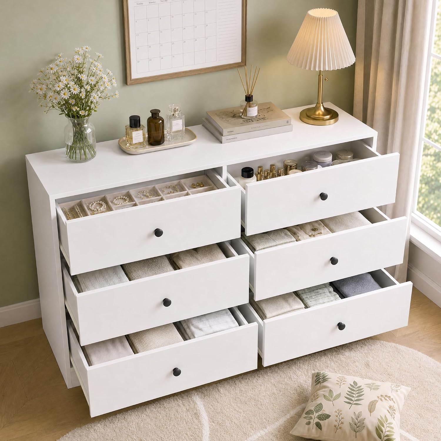 6 Drawer Dresser for Bedroom,  - Bedroom Furniture ulasan dan harga