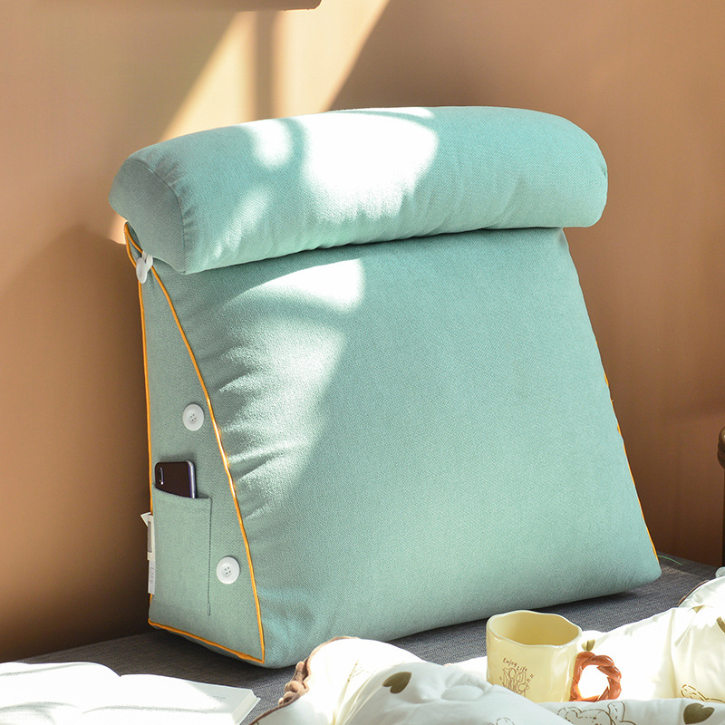 1pc Bedhead tatami triangular  - Headboard Cushion Backrest Tatami ulasan dan harga