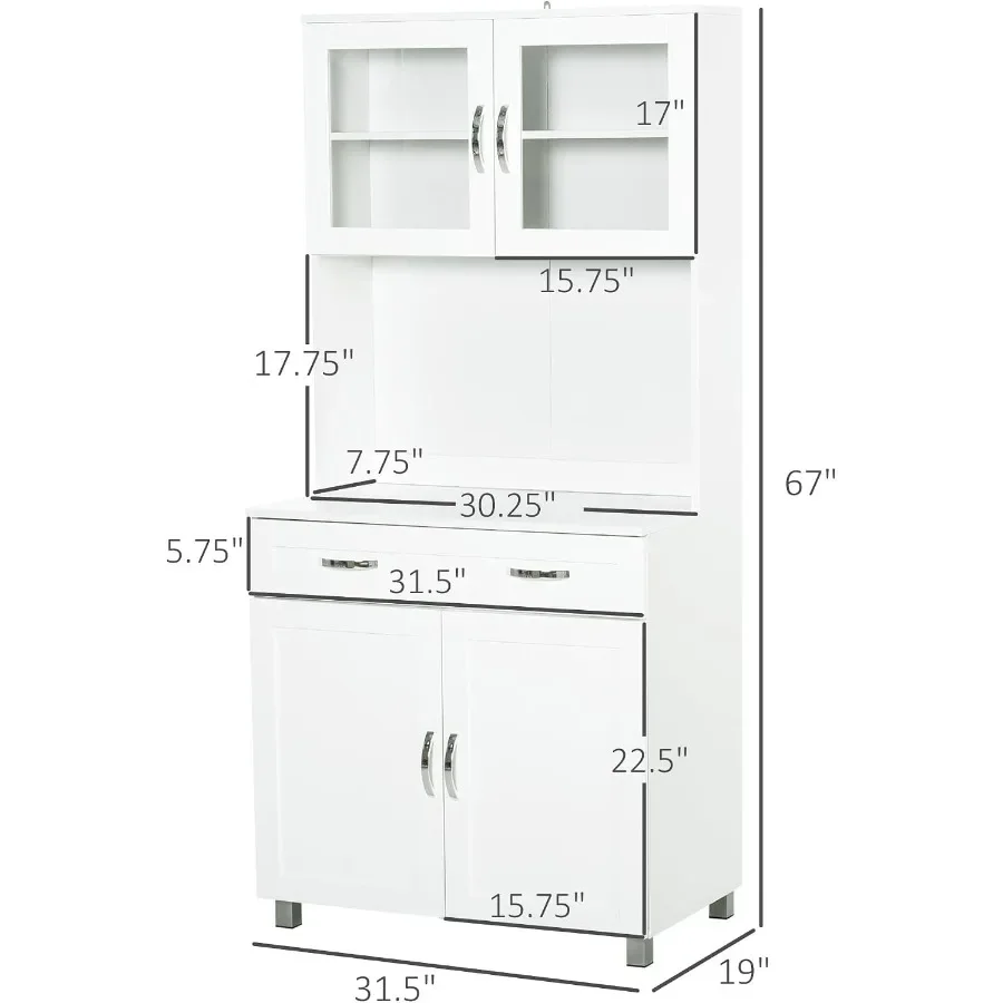 67 Pantry Cabinet Kitchen Hutc - Storage ulasan dan harga