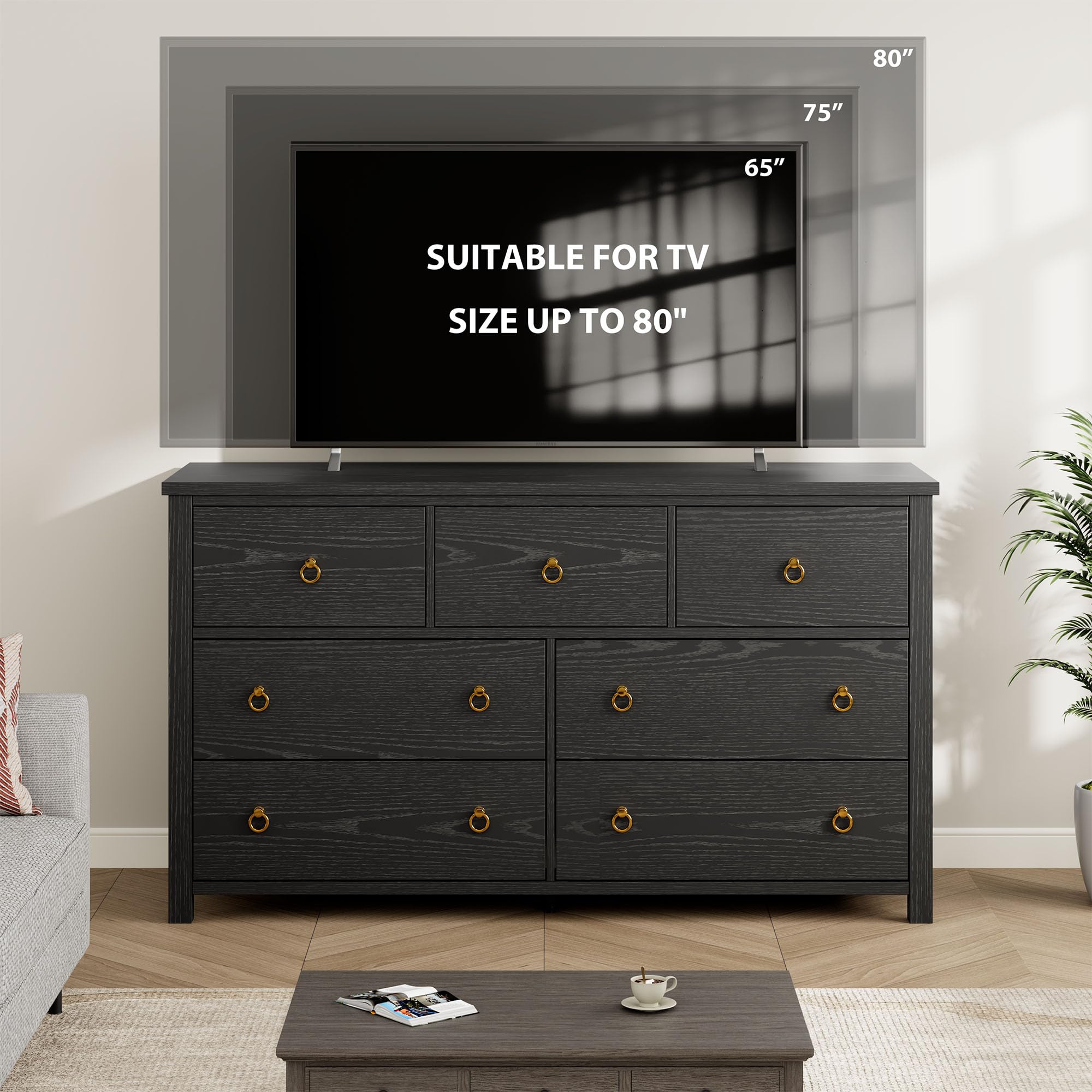 Garvee7 Drawer Dresser for Bed - Bedroom Furniture ulasan dan harga