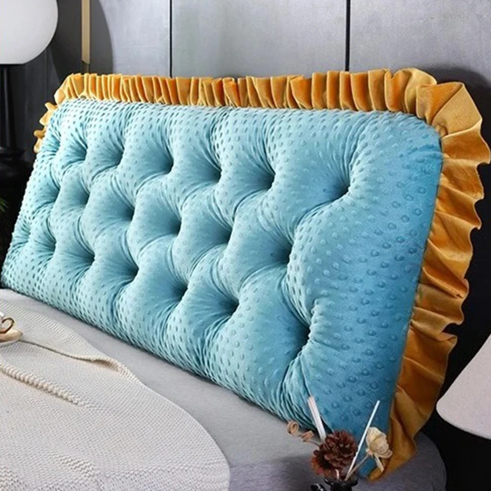 Ruffled Edge Headboard Pillow  - Headboard Cushion Backrest Tatami ulasan dan harga