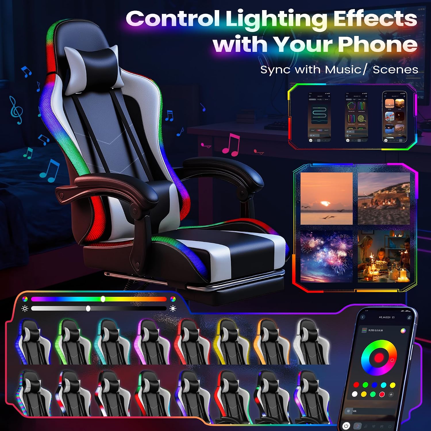 Homall Gaming Chair, Ergonomic - Sofas ulasan dan harga